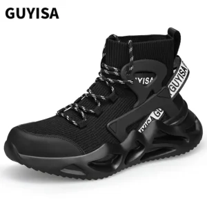 Breathable Men's Women's Steel Toe Safety Shoes Stylish Industrial Work Boots