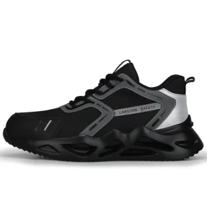 Super light comfortable outdoor hiking steel toe work boots
