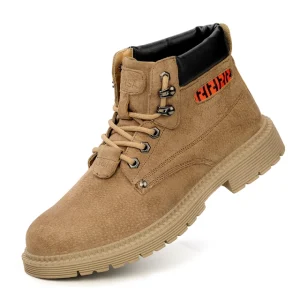 Hot Selling Ankle Protection Work Boots Anti Smashing Safety Shoes with Steel Cap
