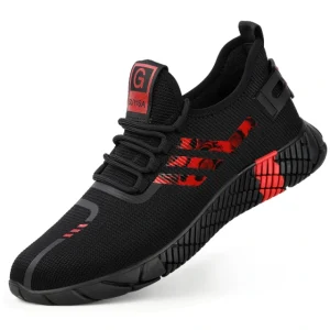 2003 High Quality Soft Breathable Steel Cap Safety Shoes Casual Work Sneakers for Men Women
