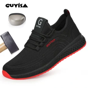 9156 Steel Toe safety shoes Women Puncture Proof Work Construction Breathable men safety shoes
