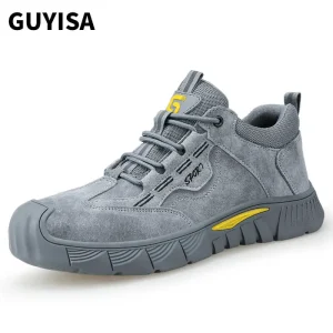 Steel toe safety shoes Non-slip breathable outdoor hiking safety shoes