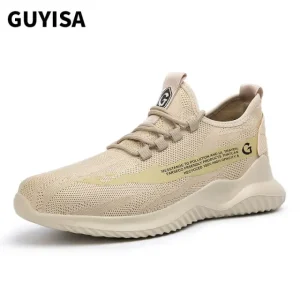 Fashion safety shoes high-quality steel toes men's and women's work shoes