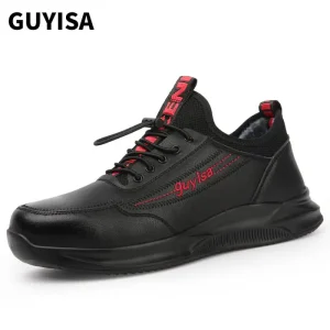 safety shoes lined with cotton for winter wear-resistance