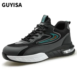 Lightweight safety shoes can accept custom European standard steel toe safety shoes
