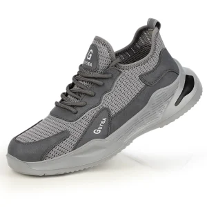 summer steel toe cap safety shoes anti-smash and anti-stab work shoes