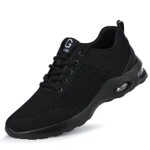 High Quality Air permeable soft sole work steel toe safety shoes