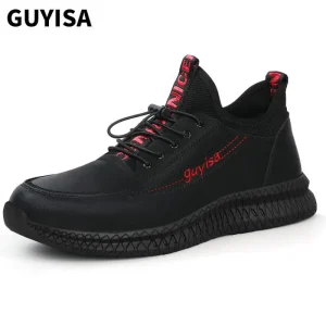 fashionable safety shoes water proof leather with steel toe work shoes