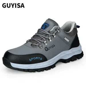 Waterproof Work Shoes Comfortable Steel Toe for Construction Site