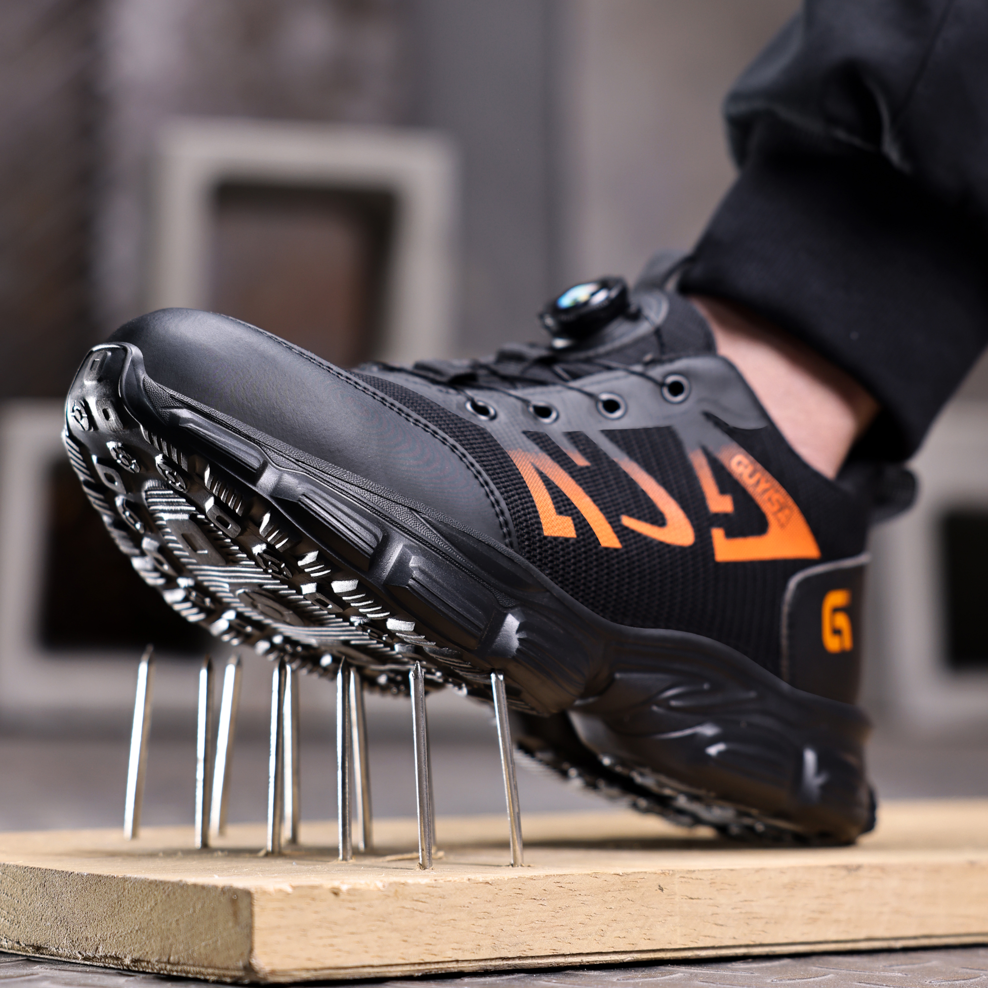3117 Fashion safety shoes outdoor work European standard steel toe safety shoes - Image 6