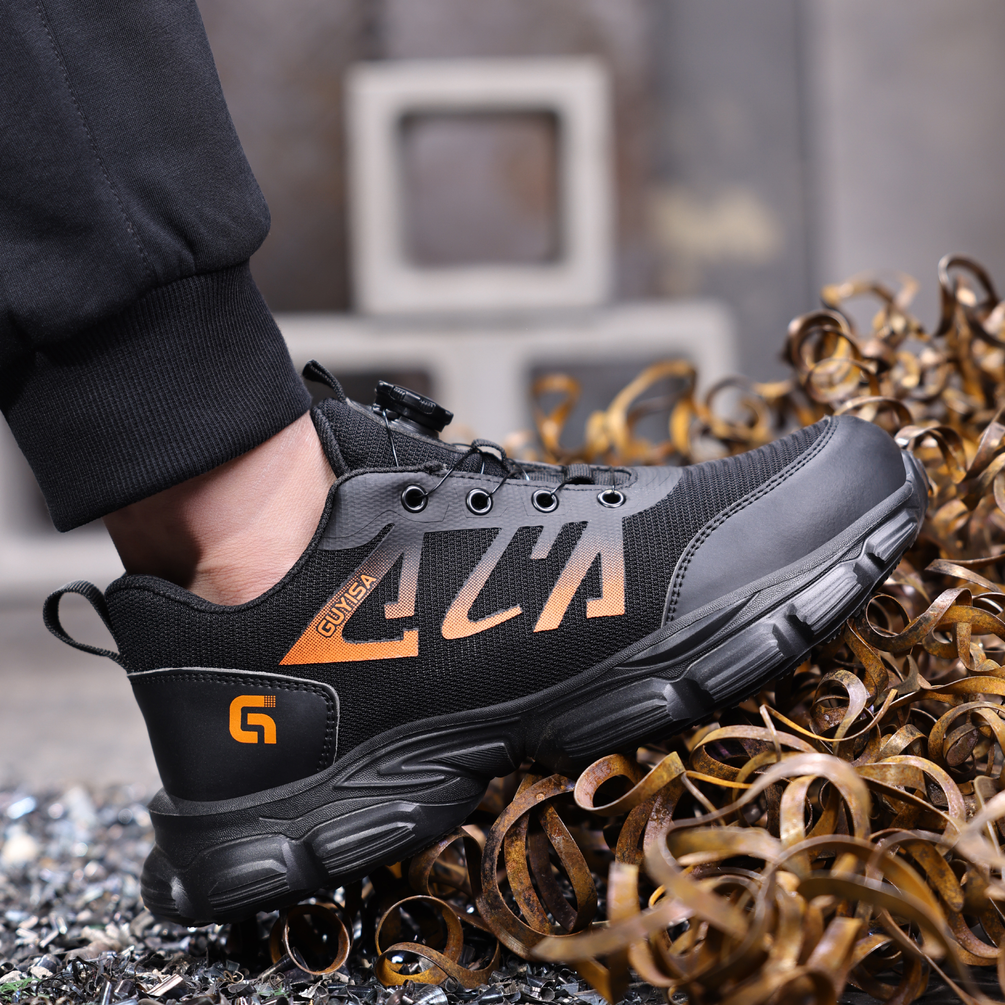3117 Fashion safety shoes outdoor work European standard steel toe safety shoes - Image 7